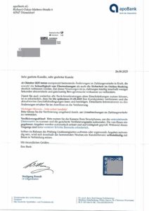 Papierphishing: angeblich von der apoBank eG